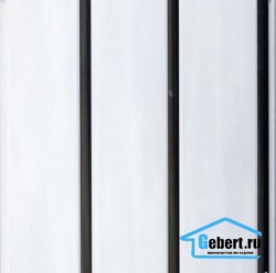 Панели ПВХ 300 мм трех секционные черные полосы